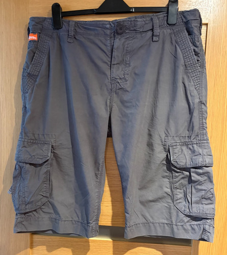 Men superdry grey cargo - men's,