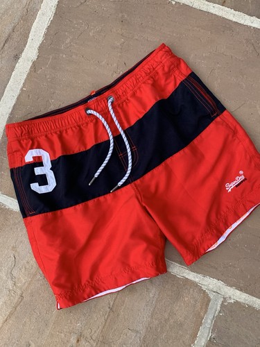 Superdry swimming shorts red - superdry,